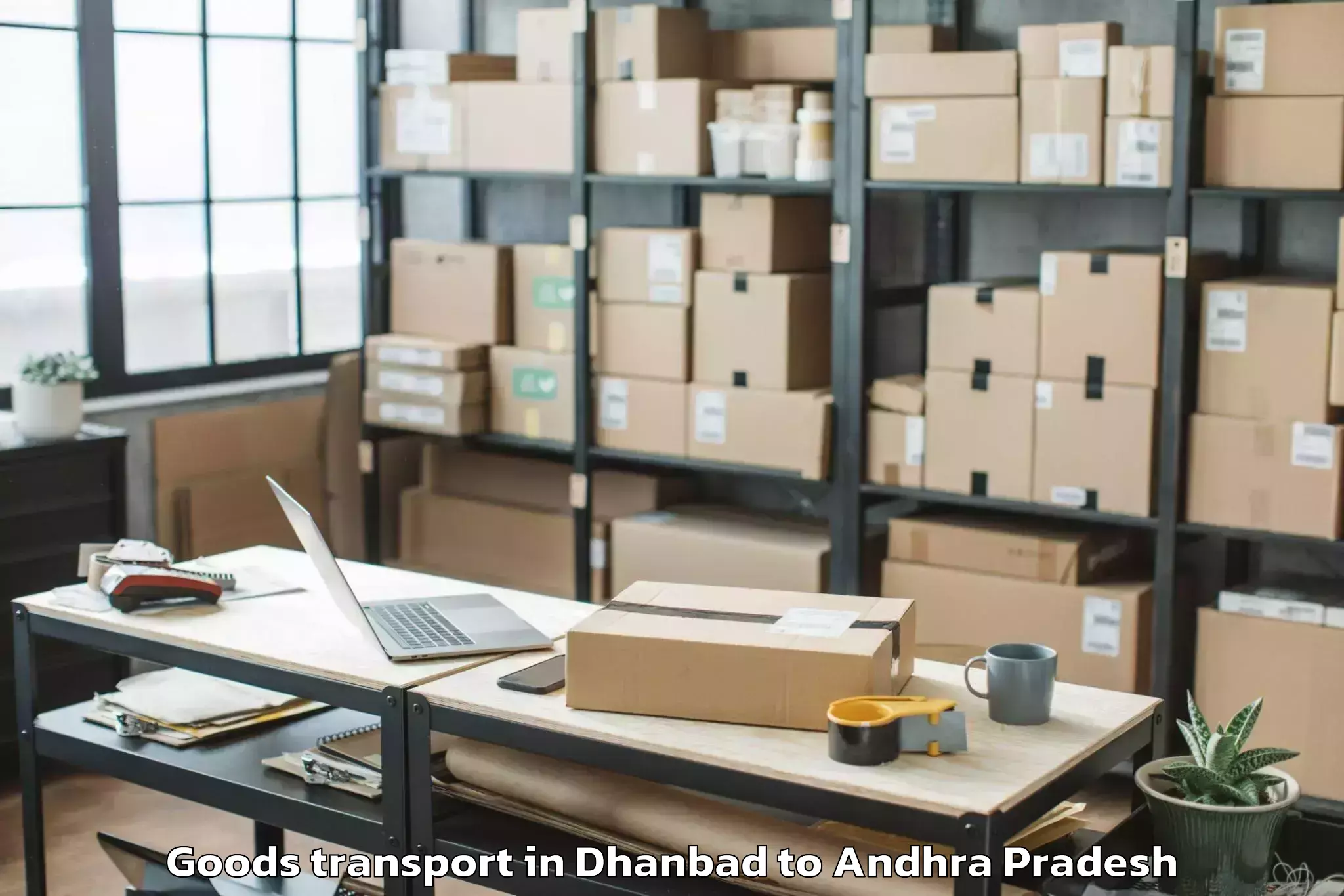 Dhanbad to Pendlimarri Goods Transport